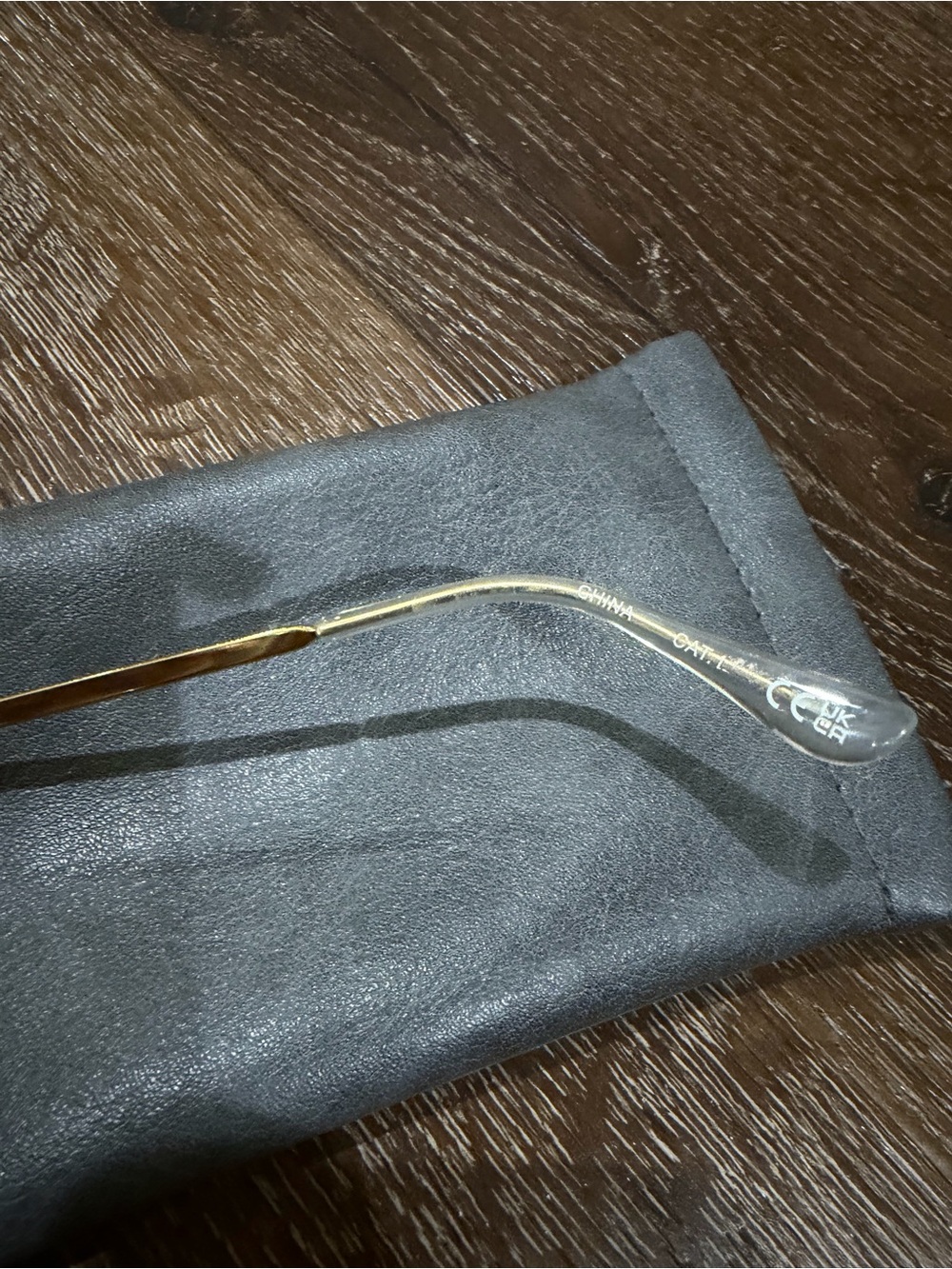 NWT Aire Altair gold clear Sunglasses with Amber Lenses - Picture 4 of 8